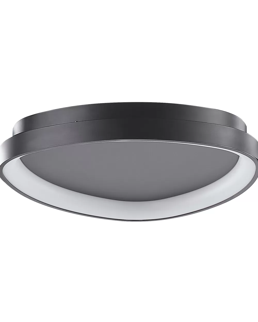 Lampadario a LED Beliani in Acciaio Nero - Design Moderno per Illuminazione Elegante