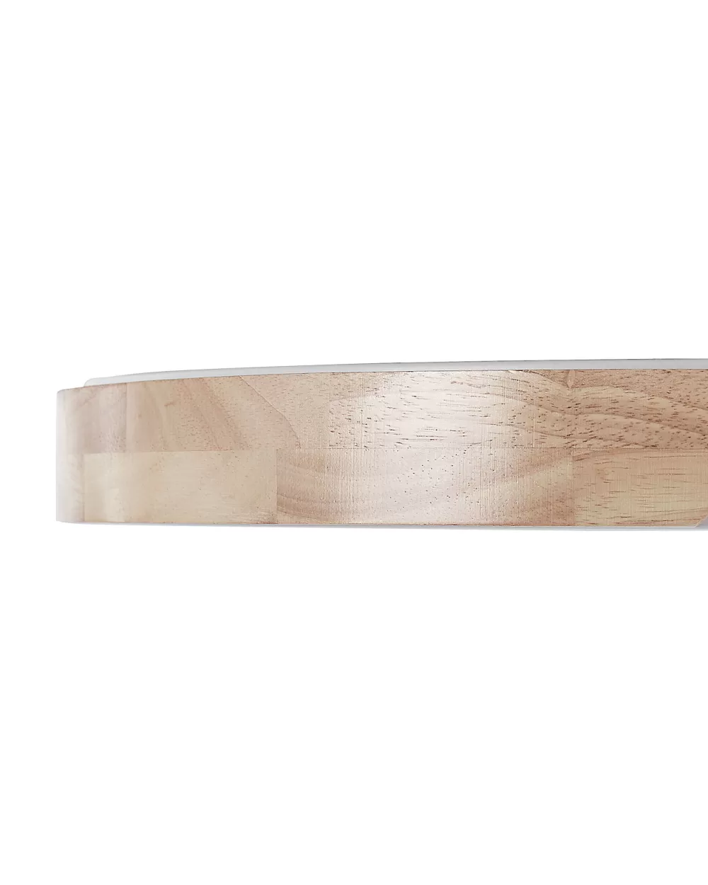 Lampada a LED Moderna Beliani per Soffitto - Struttura in Legno e Acciaio, Colori Bianco/Lucido - Design Elegante Pattani