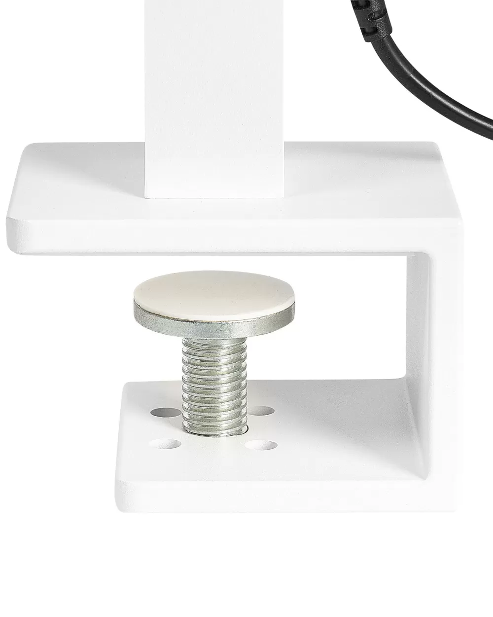 Lampada LED da Tavolo Moderna in Alluminio – Bianco Volans | Beliani