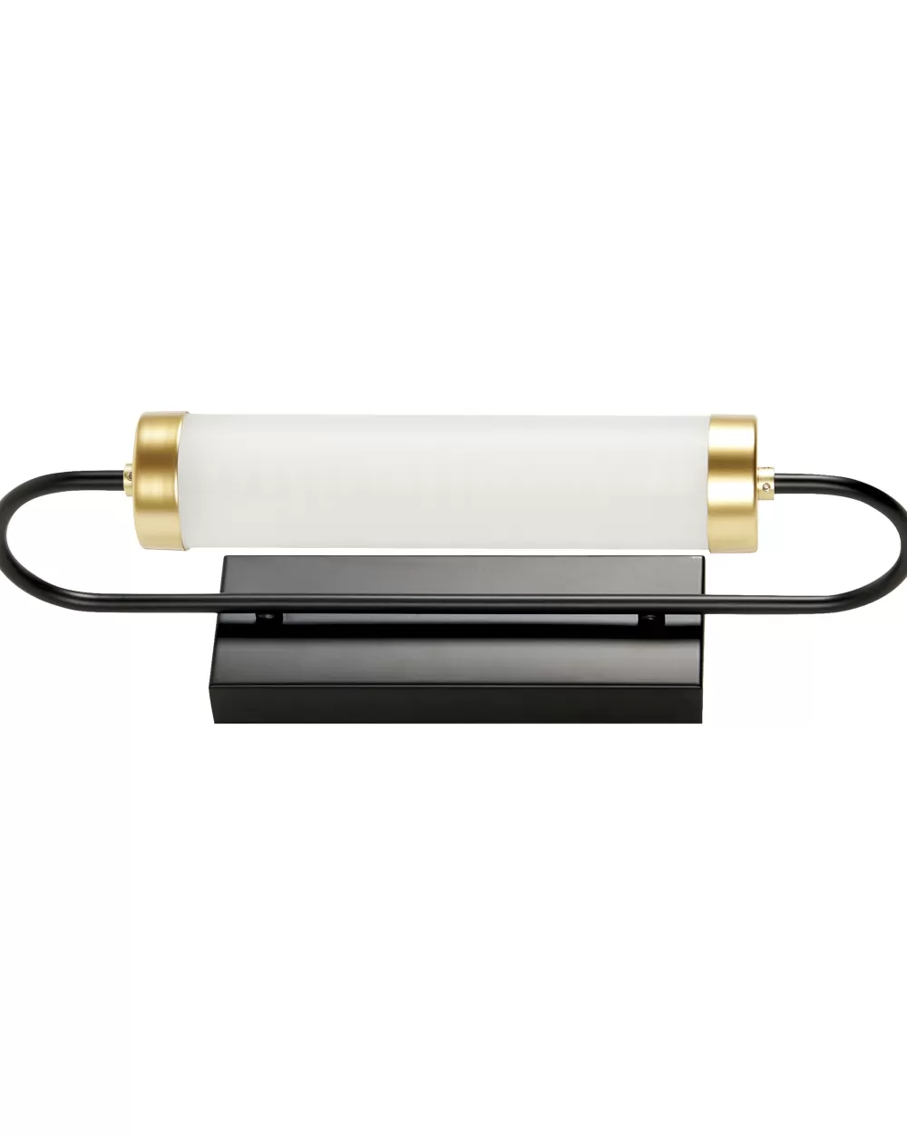 Lampada LED da Parete Beliani in Metallo Nero/Dorato - Modello Jacobs, Saldi Esclusivi!