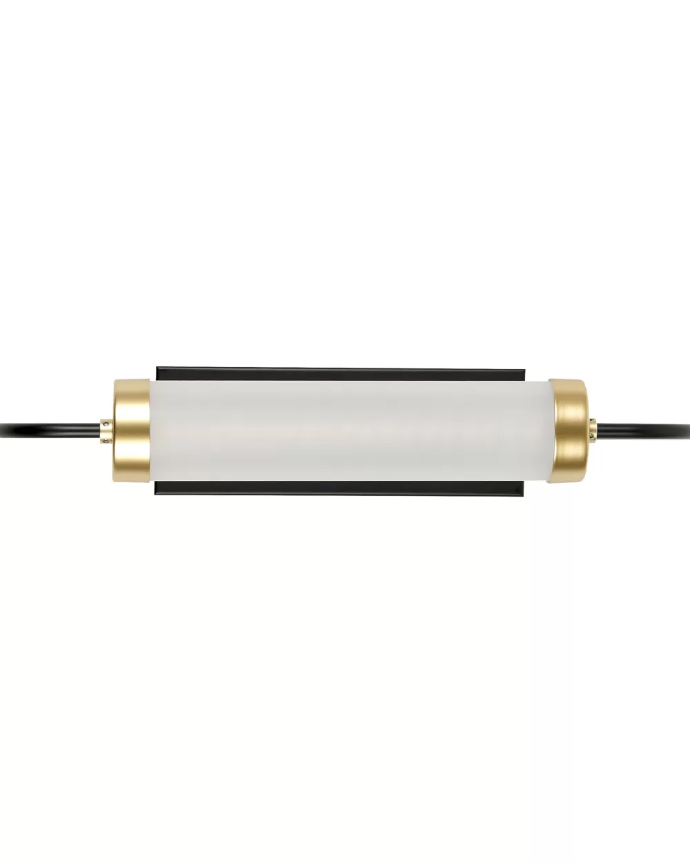 Lampada LED da Parete Beliani in Metallo Nero/Dorato - Modello Jacobs, Saldi Esclusivi!