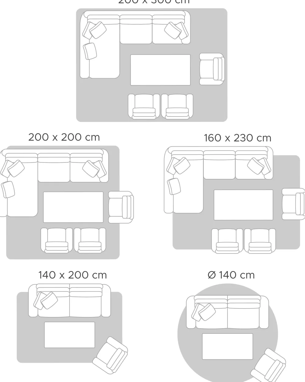 Beliani Tappeto Juutti in lino beige sabbia, 120 cm - Design nordico resistente per soggiorno o camera da letto