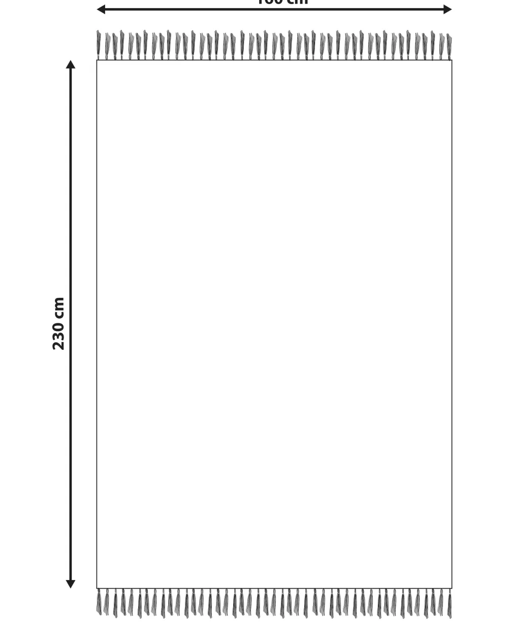 Beliani Tappeto Elegante 160x230 cm - Nero e Bianco con Sconto Speciale 

(：，。，