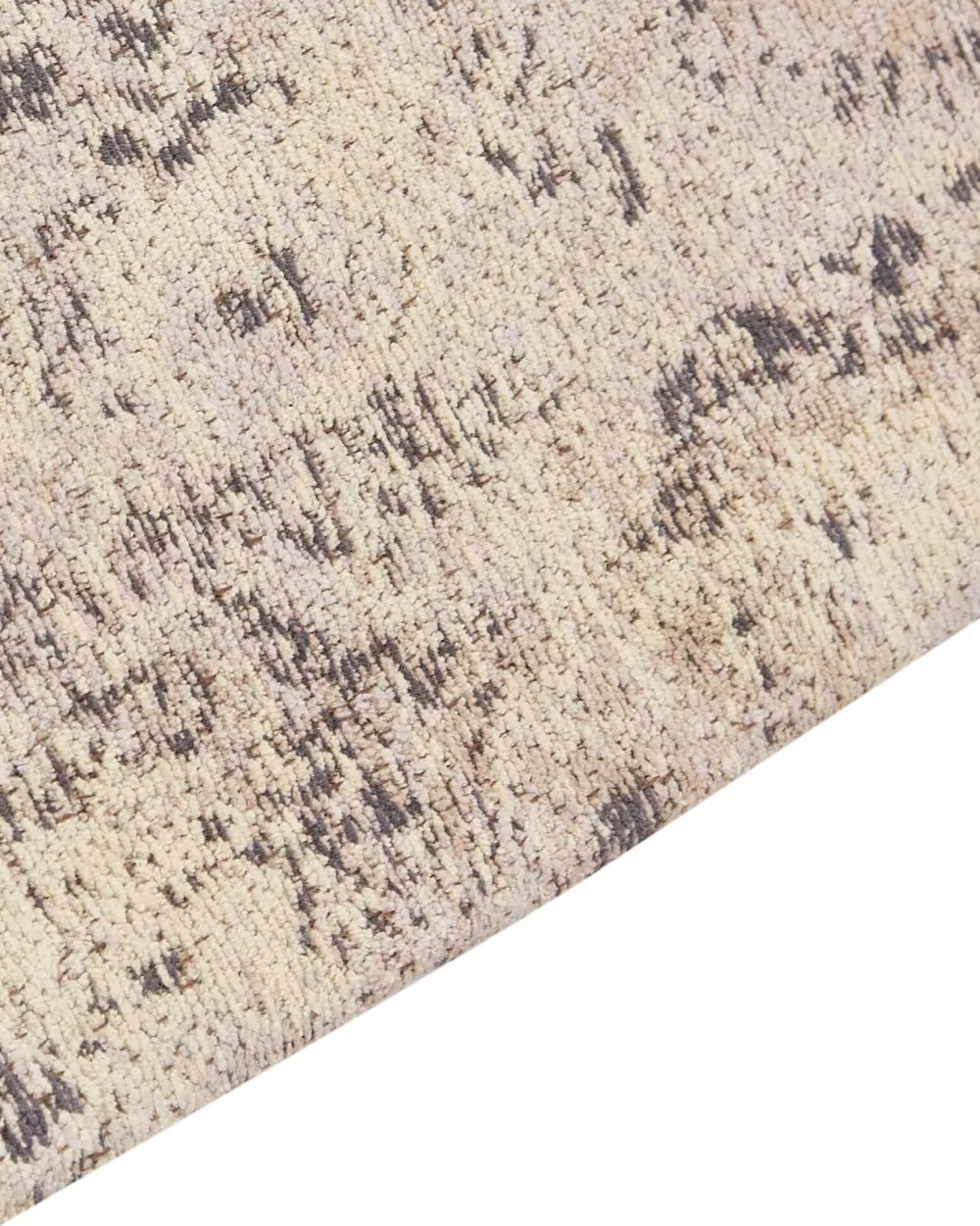 Tappeto Beliani Matarim in Cotone Sabbia 160x230 cm - Elegante e Morbido per Arredamento Moderno, Ideale per Soggiorno o Camera da Letto