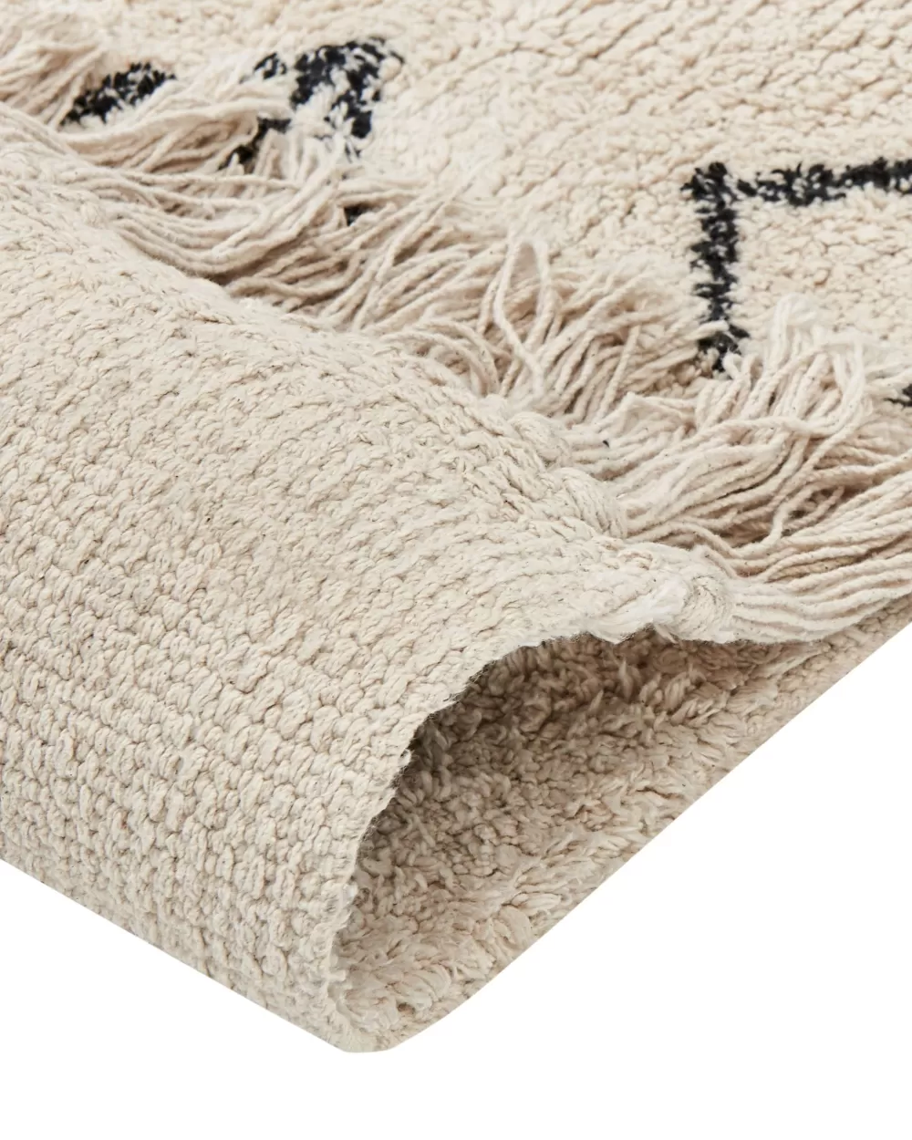 Copriletto Beliani in Cotone Naturale Beige 160x230 - Offerta Esclusiva con Design Minimalista

(：，
