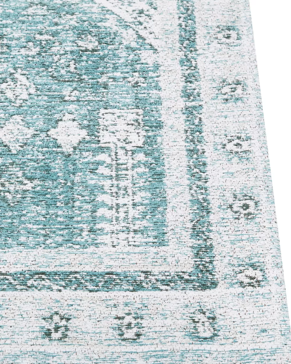 Copriletto Beliani Matto in Cotone Verde Menta Elegante, Misura 160x230 cm, Modello Fulla
