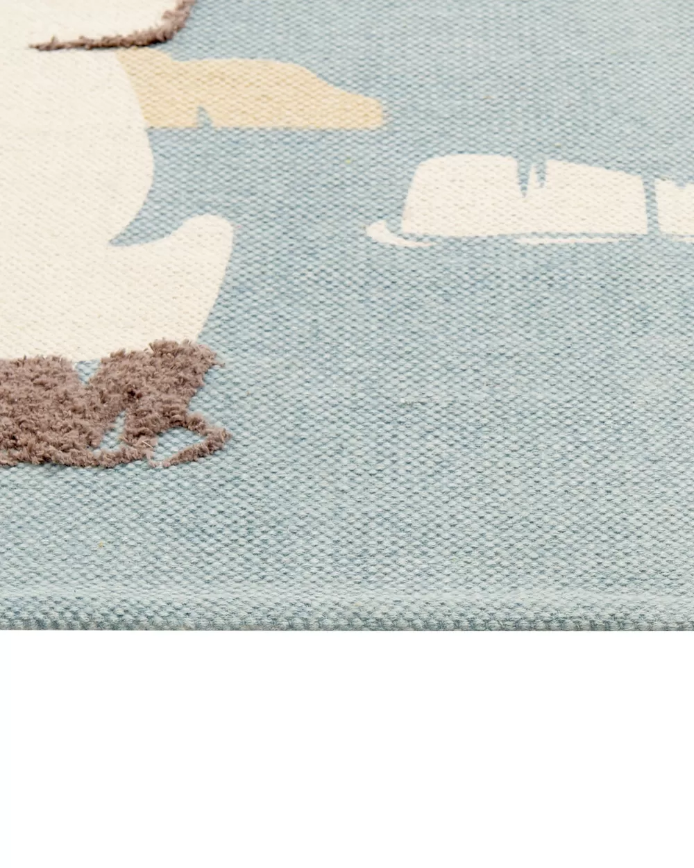 Tappeto Morbido in Cotone per Bambini Beliani - Design Accattivante 80x150 cm, Ideale per Camerette Colorate e Spazi Giocosi con Rivestimento Antiscivolo