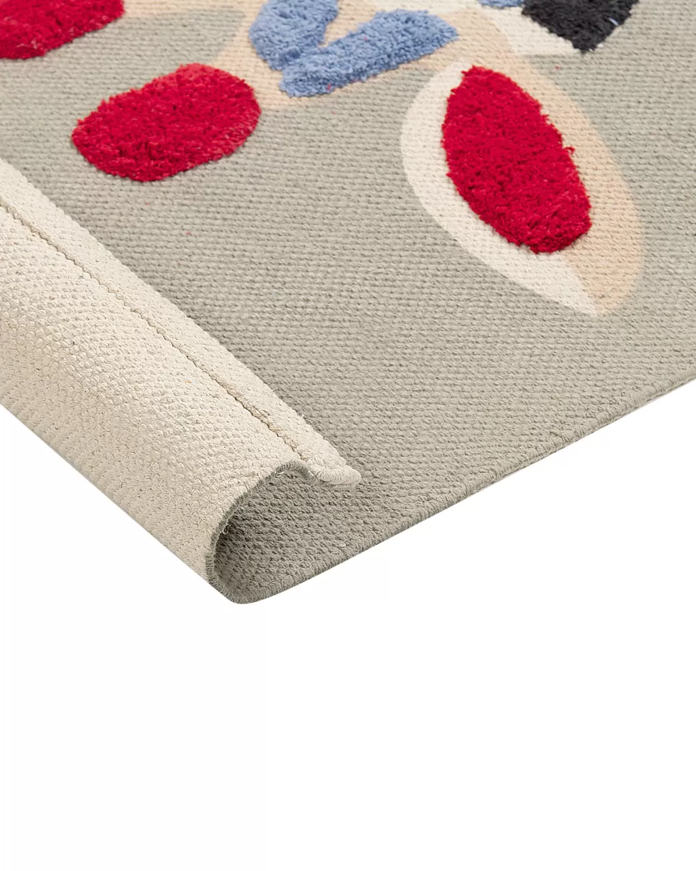Copriletto in Cotone Multicolore 80x150 cm - Design Sakubo by Beliani, Confezione Unica Lavabile