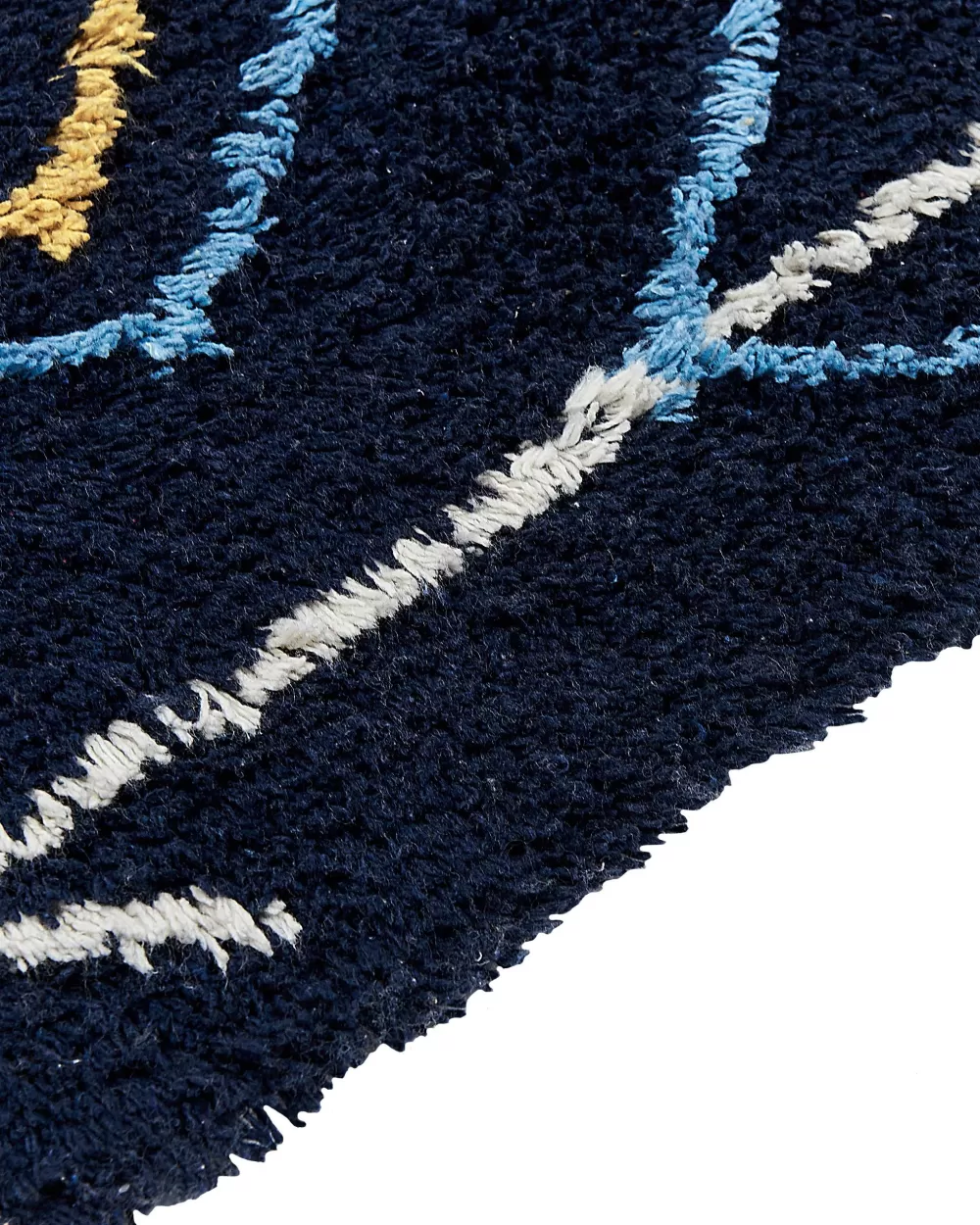Beliani Tappeto Corum Matto in Cotone Nero, 160x230 cm - Design Moderno per la Tua Casa