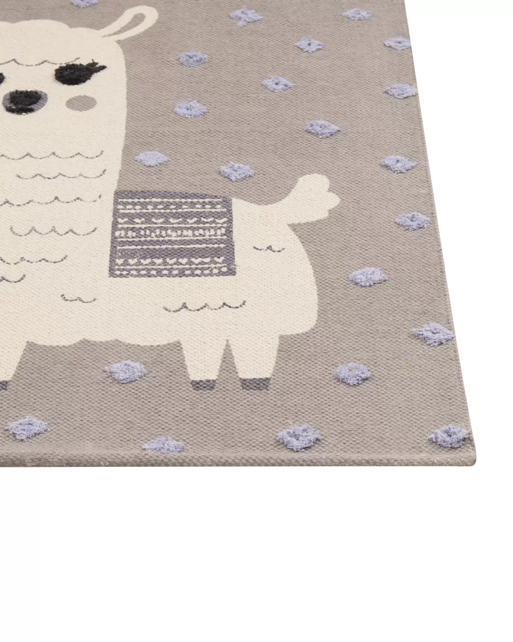 Elegante Tappeto Beliani in Cotone Beige Sabbia 80x150 cm per Interni 

(：、、，