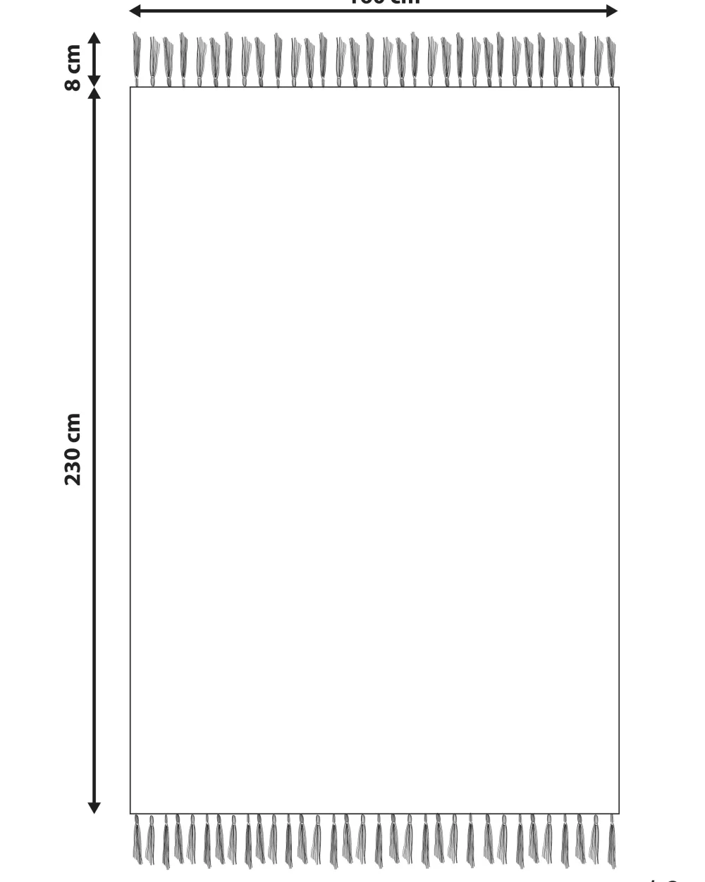 Beliani Tappeto Elegante in Rosa Chiaro, 160x230 cm - Alucra Morbido con Sconto Imperdibile