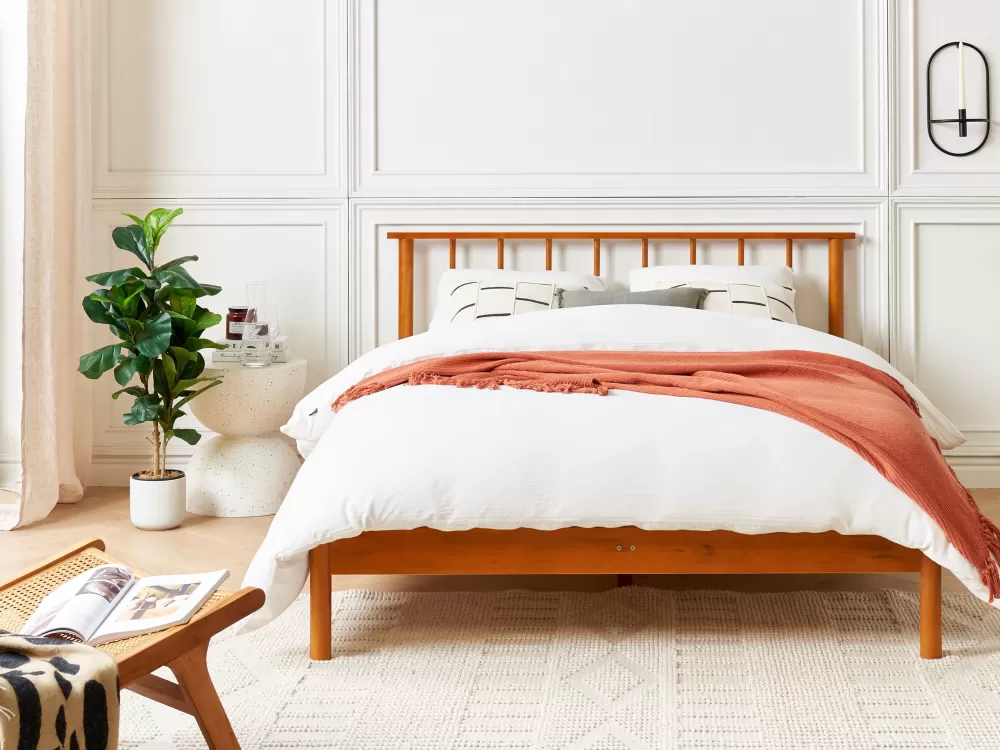 Saldi Beliani - Tappeto Elegante Matto Villa in Beige Chiaro, 160x230 cm per Ambienti Spaziosi
