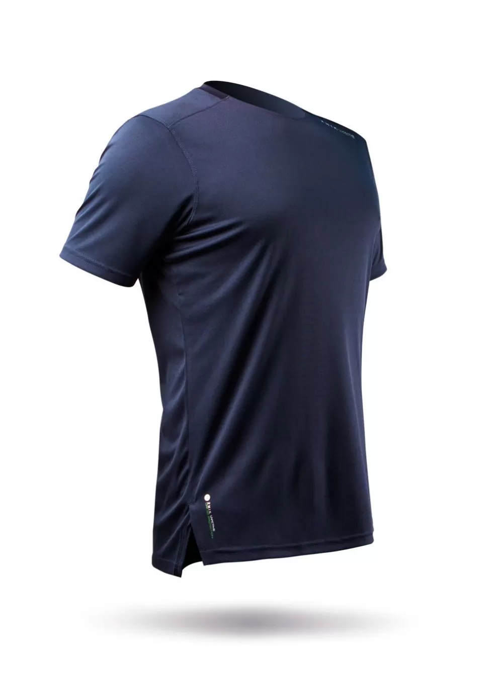 Maglia Estiva Da Uomo con Protezione UV 50+ - Blu Marino, Design Stilizzato e Maniche Corte per Attività All'Aperto