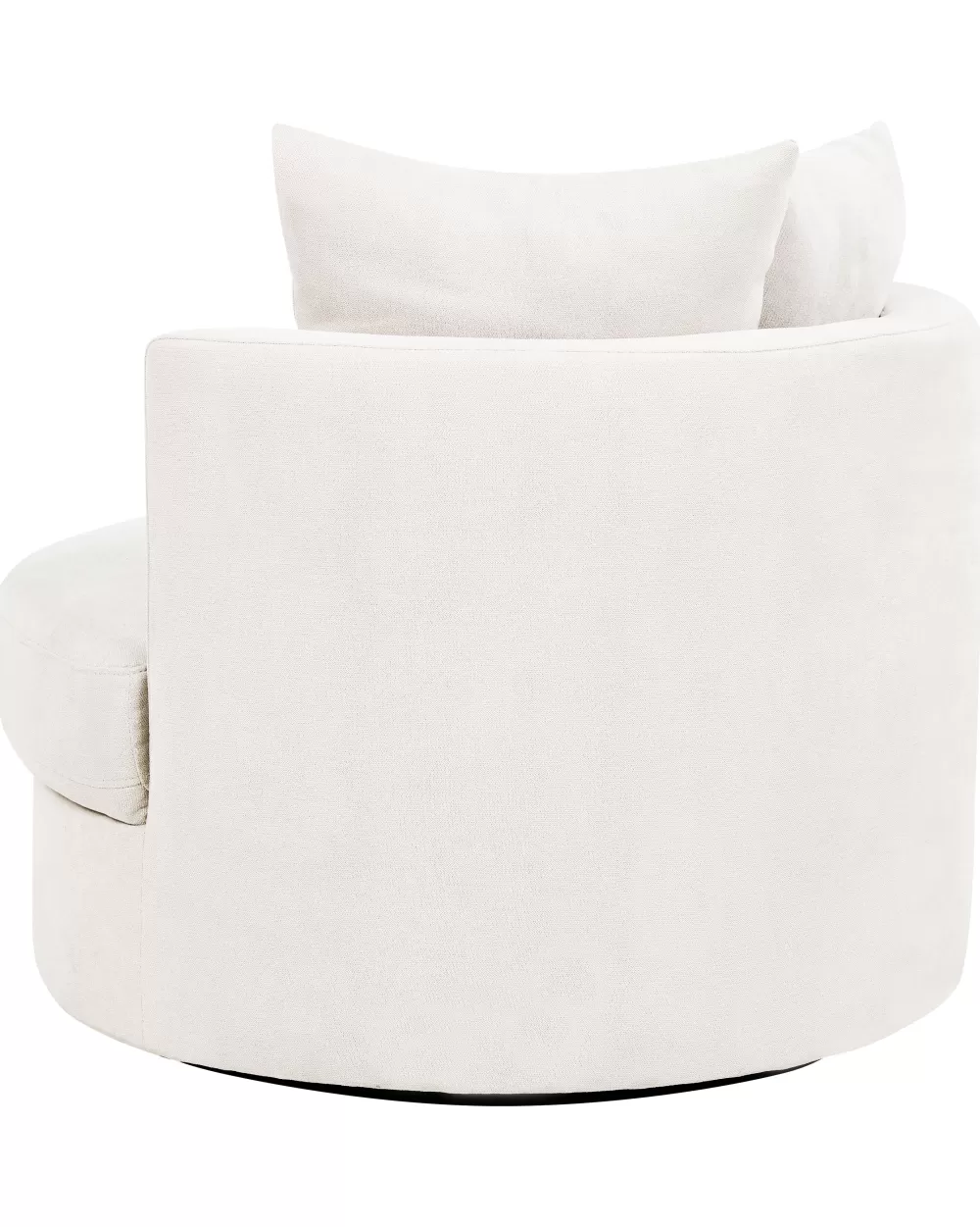 Beliani Poltrona Relax in Tessuto Beige Chiaro Moderno Dalby - Design Scandinavo e Confortevole