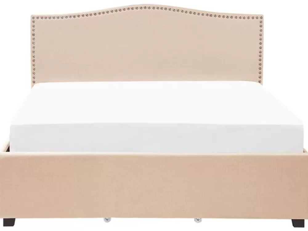 Promozione Beliani Copriletto Organizzatore Parisanky - Tessuto Beige Sabbia 180x200 cm, Design Pratico Montpellier