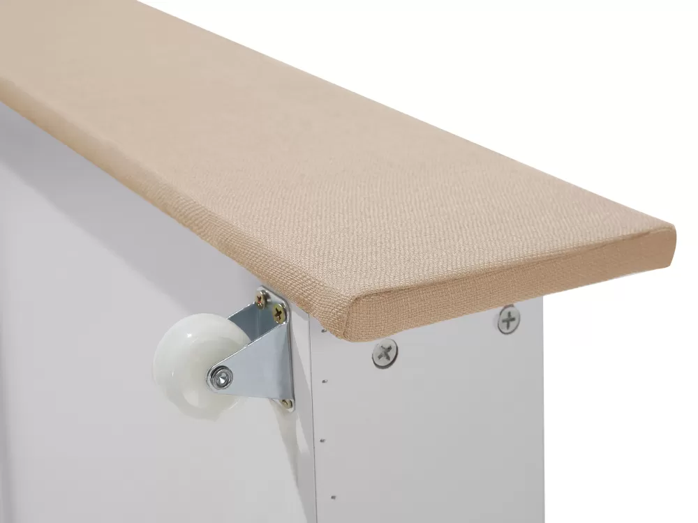 Promozione Beliani Copriletto Organizzatore Parisanky - Tessuto Beige Sabbia 180x200 cm, Design Pratico Montpellier