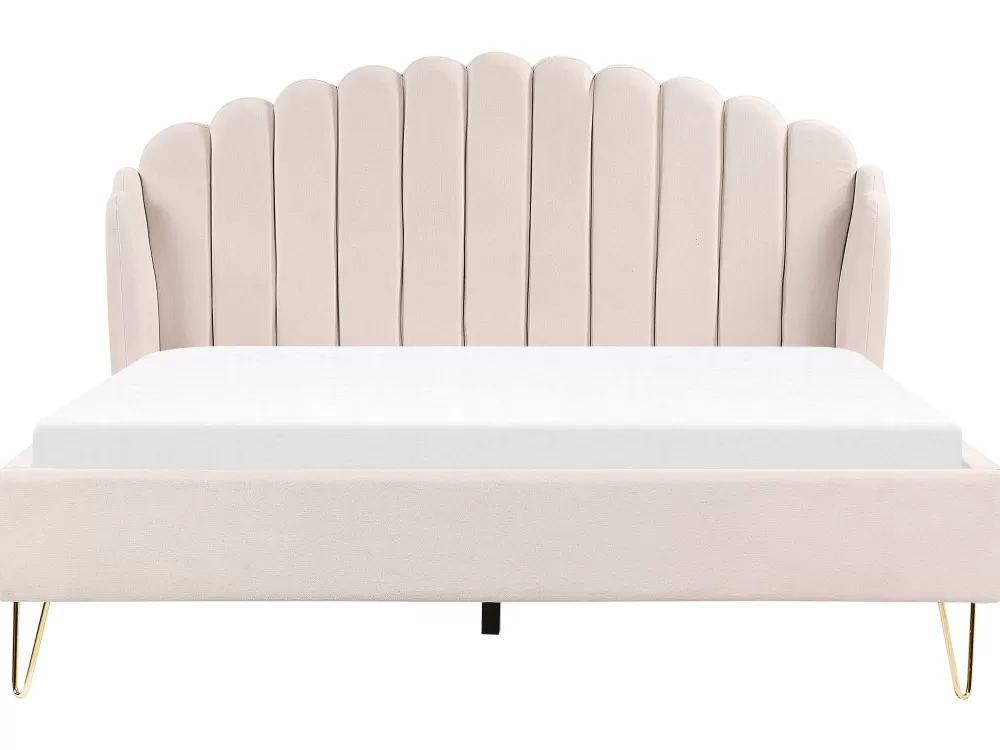 Beliani Copripiumino Parisanky in Tessuto Beige Chiaro - Lenzuolo Matrimoniale 180x200 cm con Design Ambillou, Confezione Elegante per Camera da Letto Moderna, Ampia Dimensione e Trama Delicata