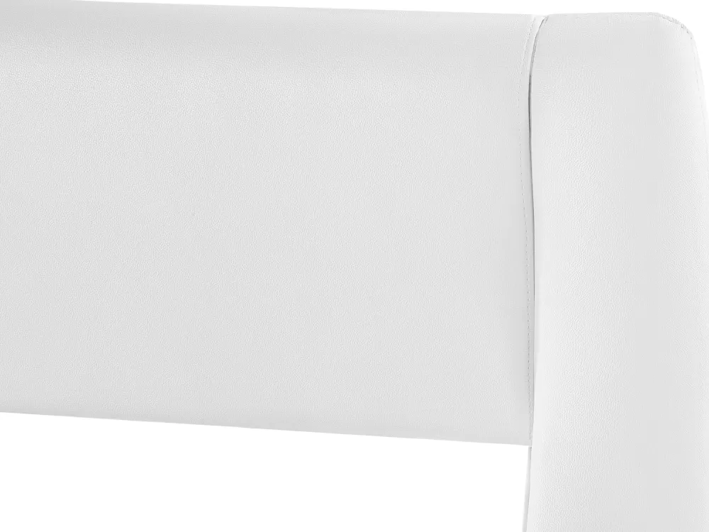 Beliani Parisanky - Divano Letto in Pelle Bianco 180x200 cm | Avignon in Offerta Esclusiva | Elegante Design Moderno con Consegna Rapida