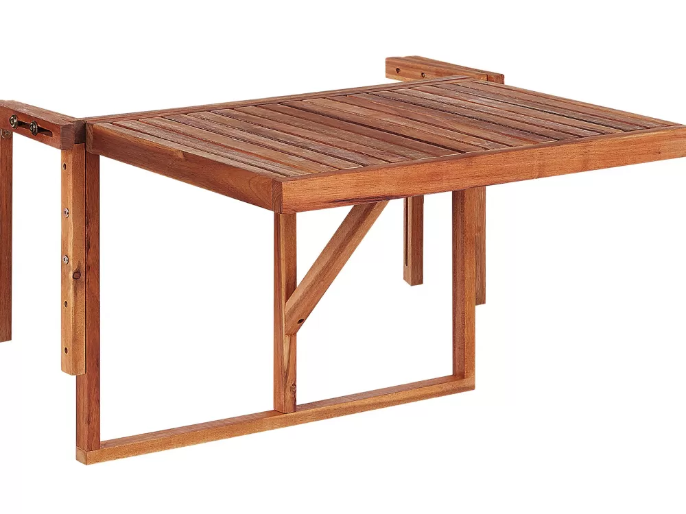 Tavolo da Esterno in Legno Scuro Udine 60x40 cm - Design Moderno e Compatto, Ideale per Spazi Ridotti (Offerta Limitata)
