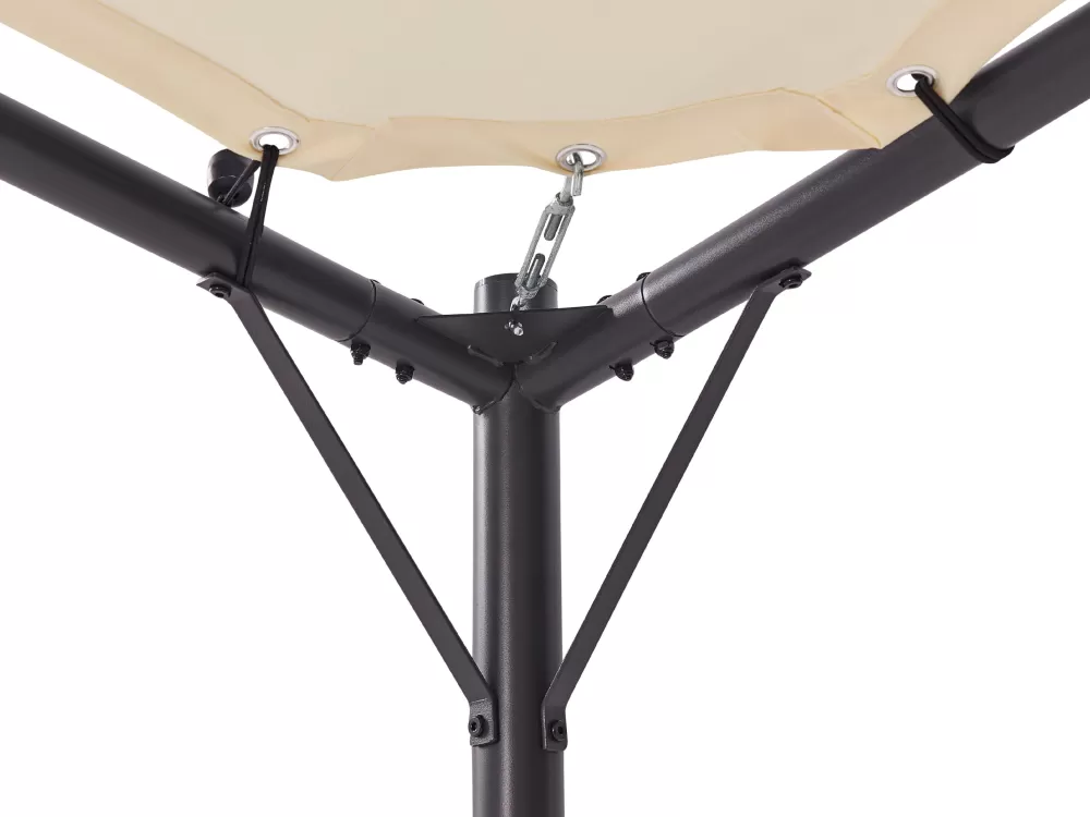 Gazebo Aventine Beige in Offerta - 3x3 Metri Spazioso, Tessuto Antigraffio e Struttura Resistente (Consegna in 5 Giorni)