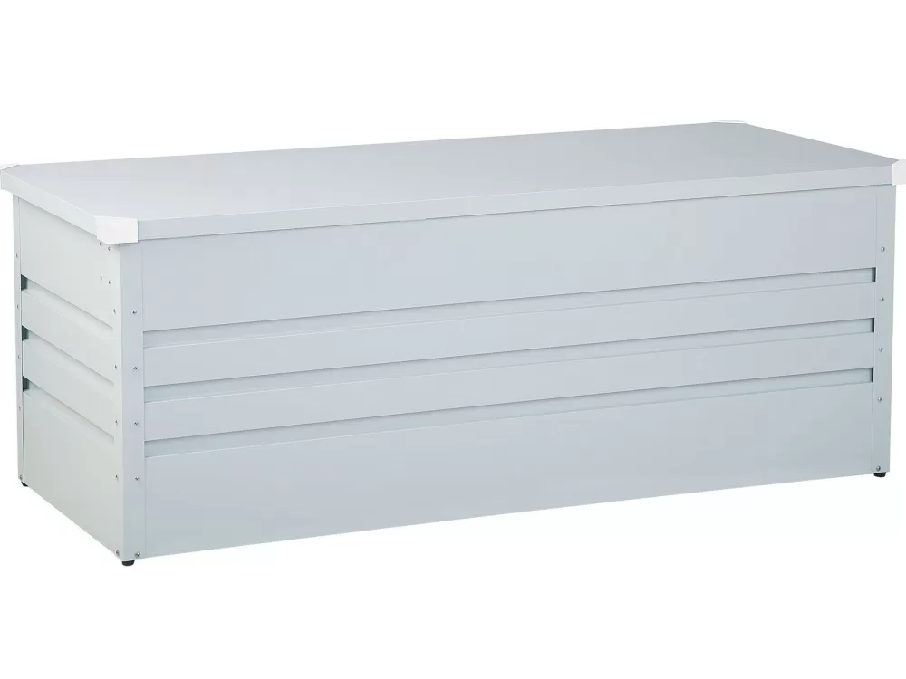 Beliani - Cuscino Morbido per Esterni in Acciaio Inox, Grigio Chiaro 165x70 cm - Design Moderno per Giardino Collezione Cebrosa