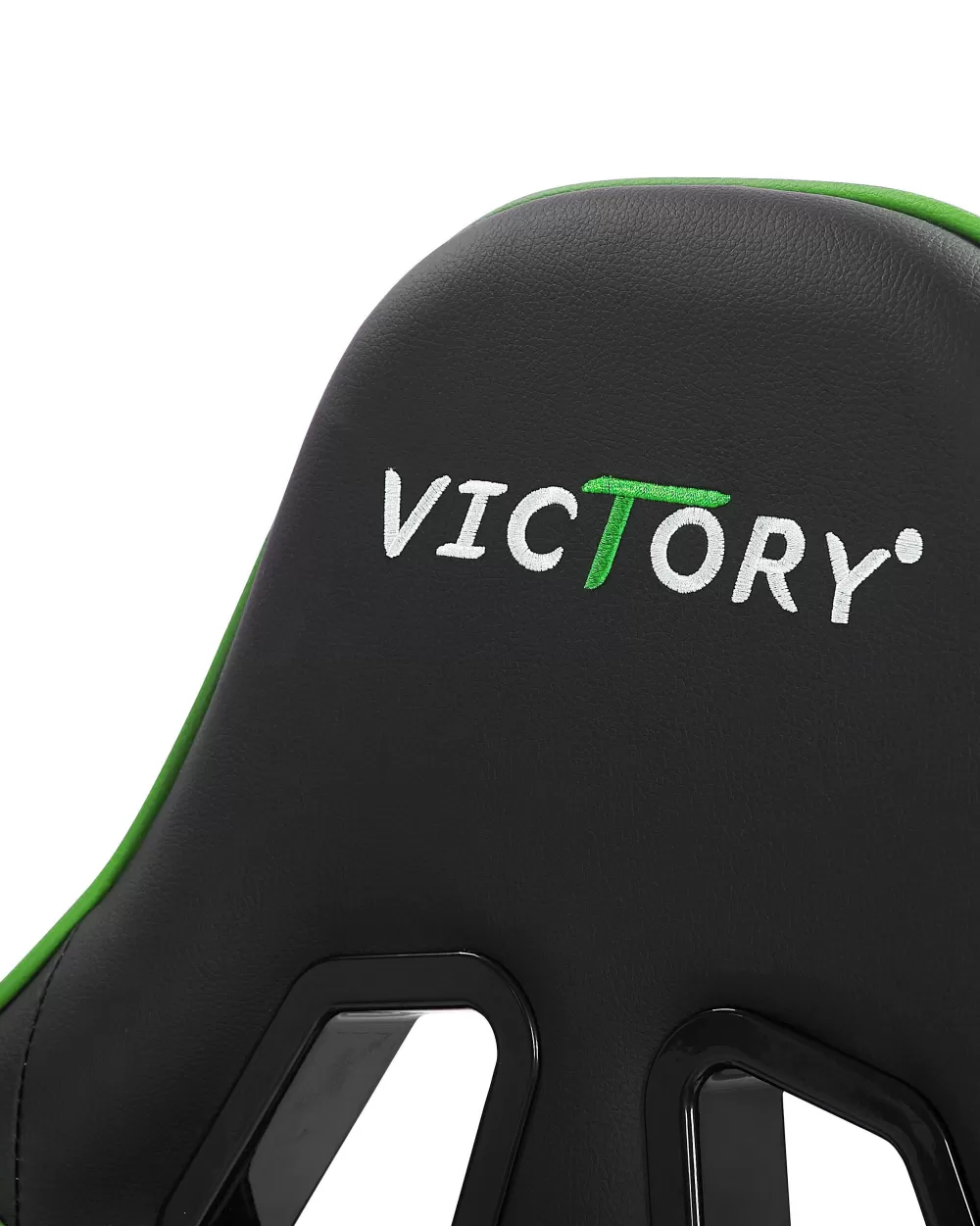Beliani Poltrona per Bambini in Ecopelle - Nero/Verde Scuro, Design Moderno per Camera dei Bambini - Modello Victory