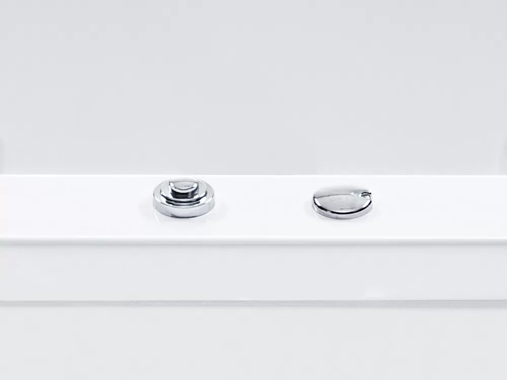 Beliani Vasca Idromassaggio con Luci LED Integrate - Modello Varadero, 183x90 cm, Design Moderno e Bianco Luminoso
