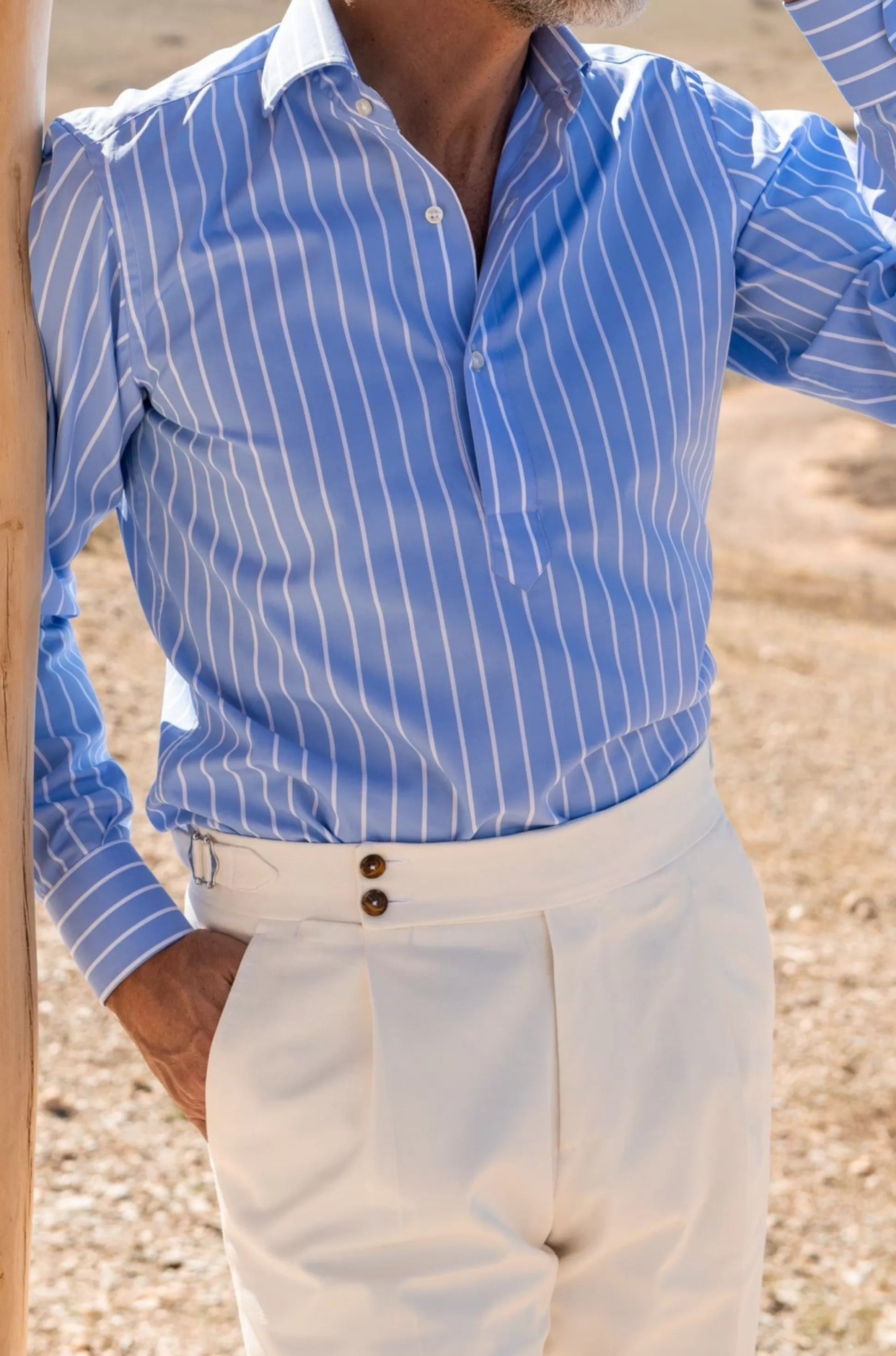 Camicia Oversize Portofino - Artigianale in Cotone Pregiato | Edizione Limitata Pini Parma con Sconto Immediato