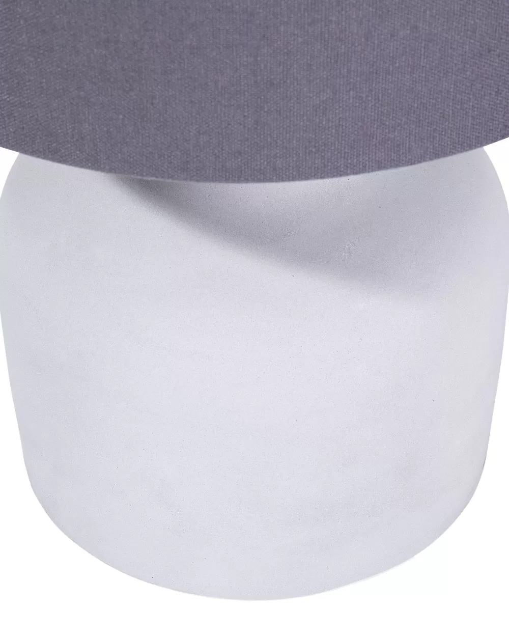 Lampada da Tavolo Moderna in Cemento Grigio Bhima - Design Scandinavo Beliani