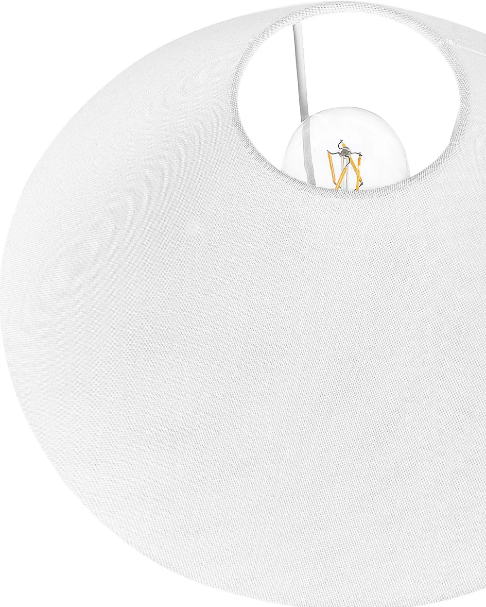 Lampada da Tavolo Moderna Beliani Yuna in Ceramica con Design Conico - Grigio Elegante