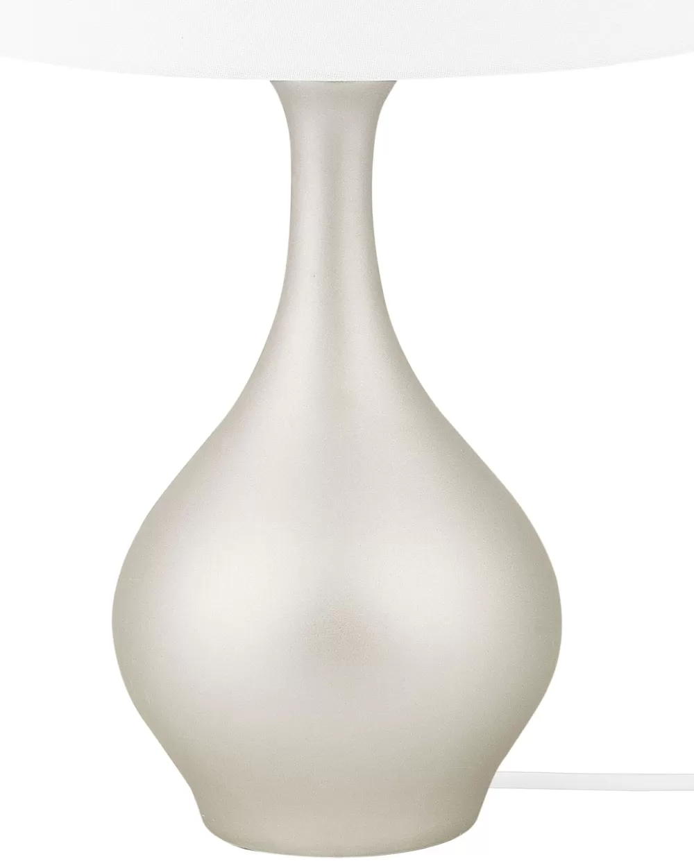 Lampada da Tavolo Elegante in Ceramica Dorata Salla - Design Moderno Beliani