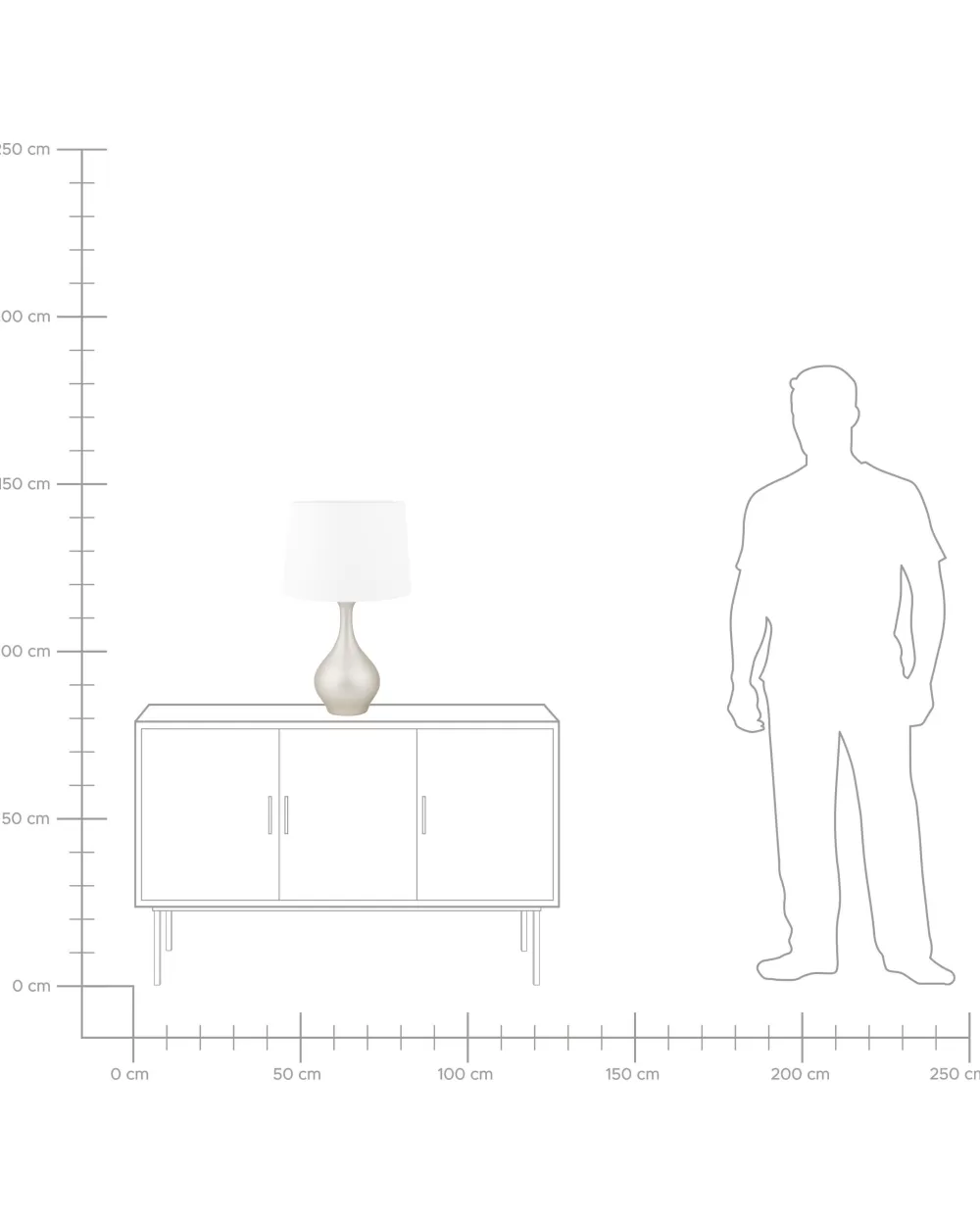 Lampada da Tavolo Elegante in Ceramica Dorata Salla - Design Moderno Beliani