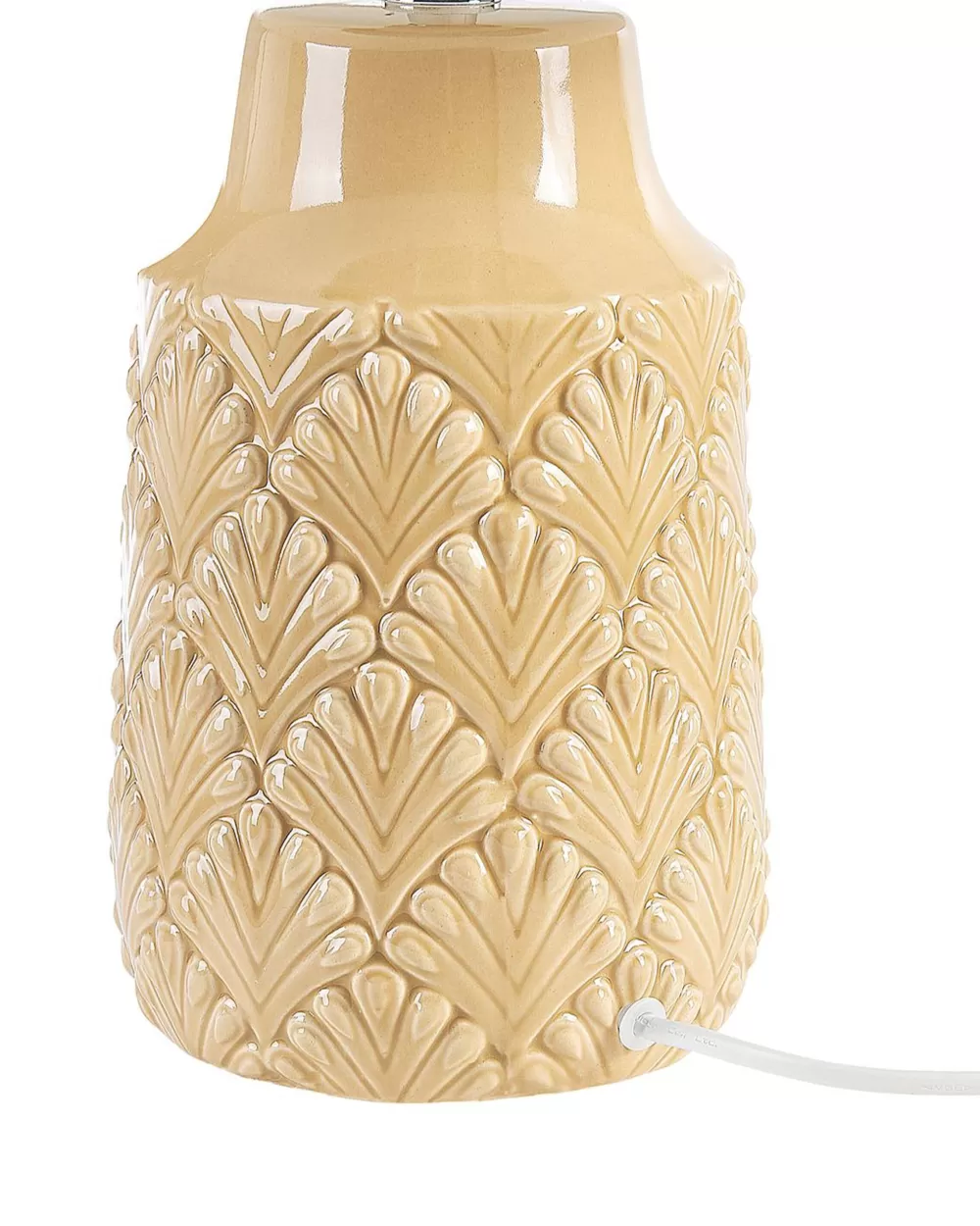 Lampada da Tavolo Elegante in Ceramica Arancione - Balao Design, Stile Moderno per Interni