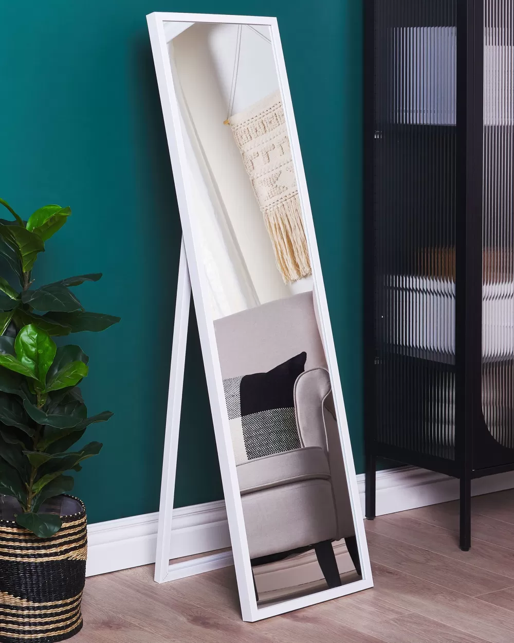 Lampada da Tavolo in Ceramica Luchetti di Beliani - Design Elegante con Combinazione Beige Chiaro e Blu