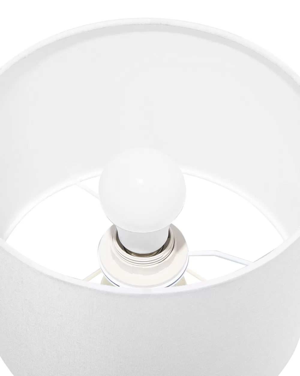 Lampada da Tavolo Beliani in Metallo Dorato - Design Moderno Maroni con Finitura Lucida