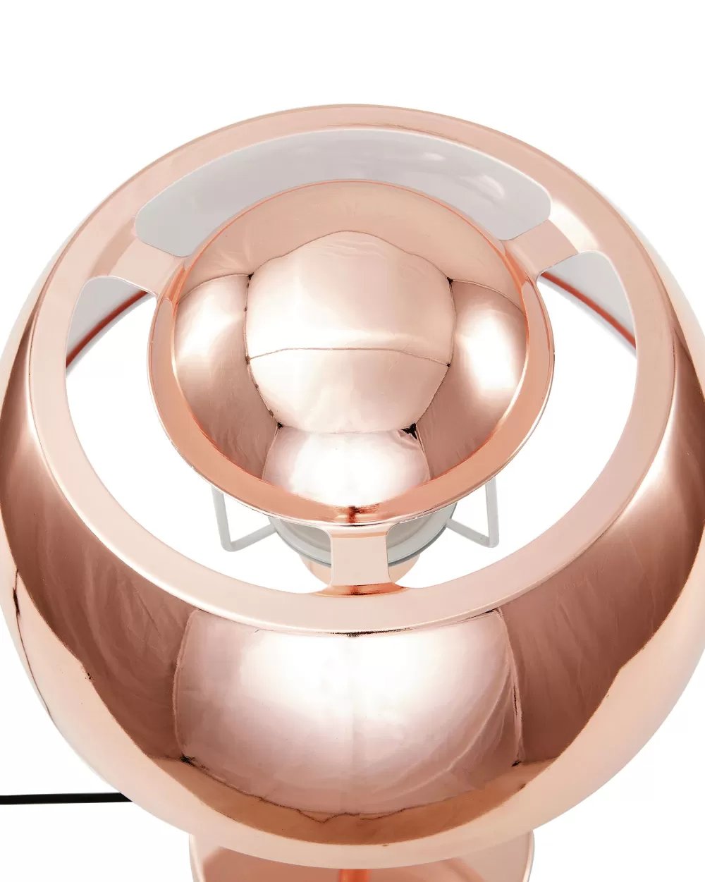 Lampada da Tavolo Beliani Senette in Rame Metallizzato - Design Moderno con Finitura Antica, Ideale per Arredamento Elegante