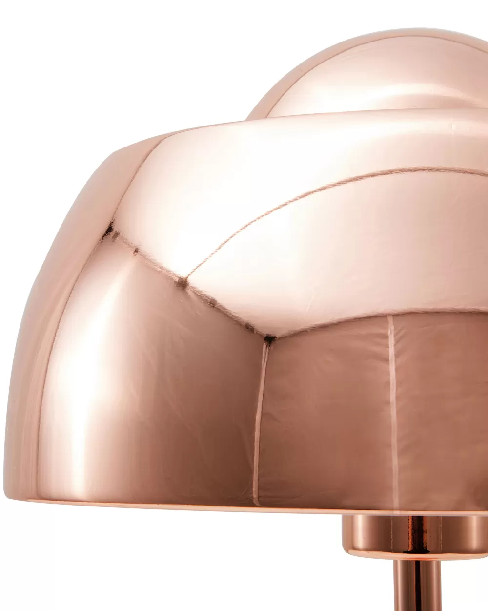 Lampada da Tavolo Beliani Senette in Rame Metallizzato - Design Moderno con Finitura Antica, Ideale per Arredamento Elegante