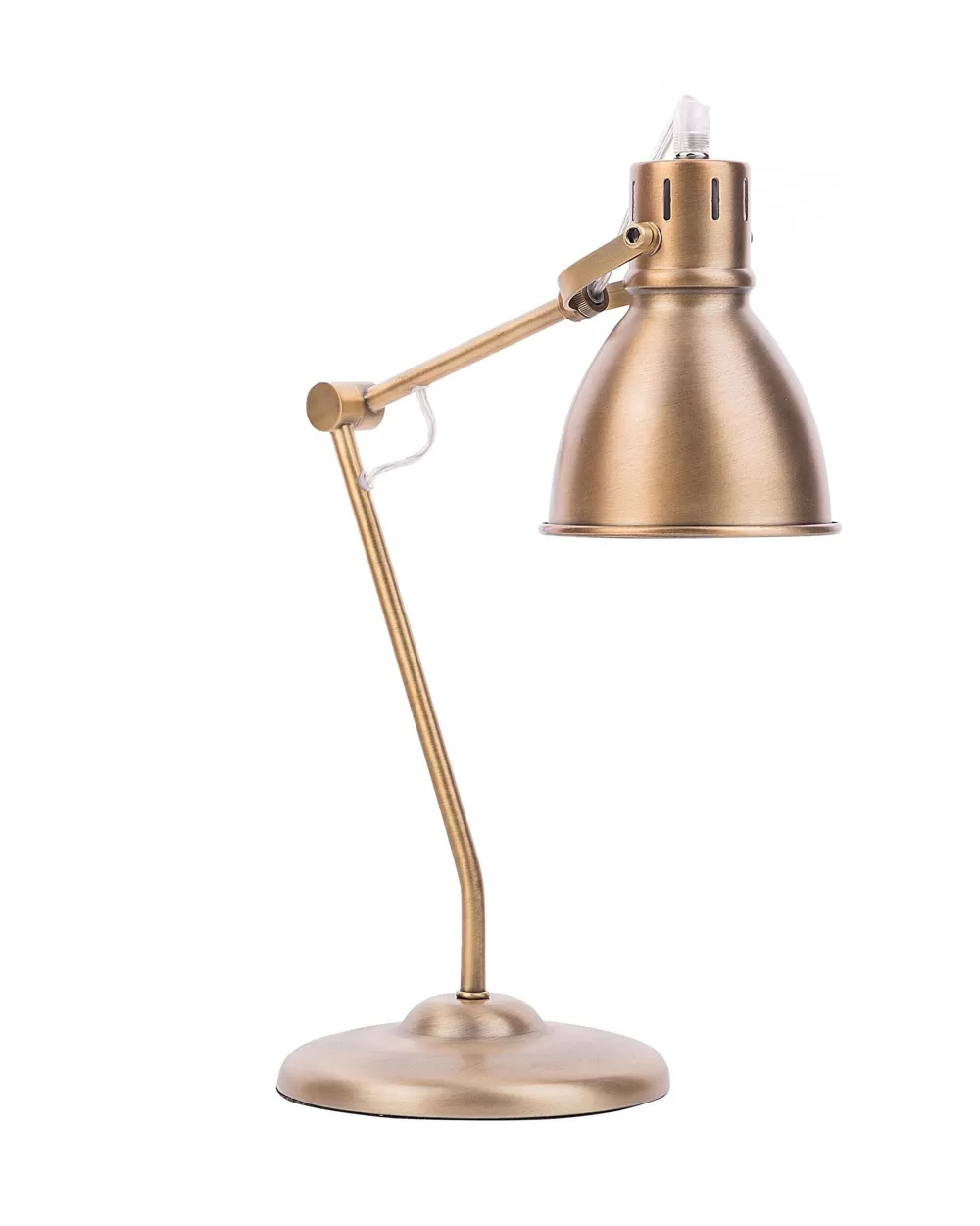 Lampada da Tavolo Elegante in Acciaio e Ottone - Design Moderno Beliani Monsan