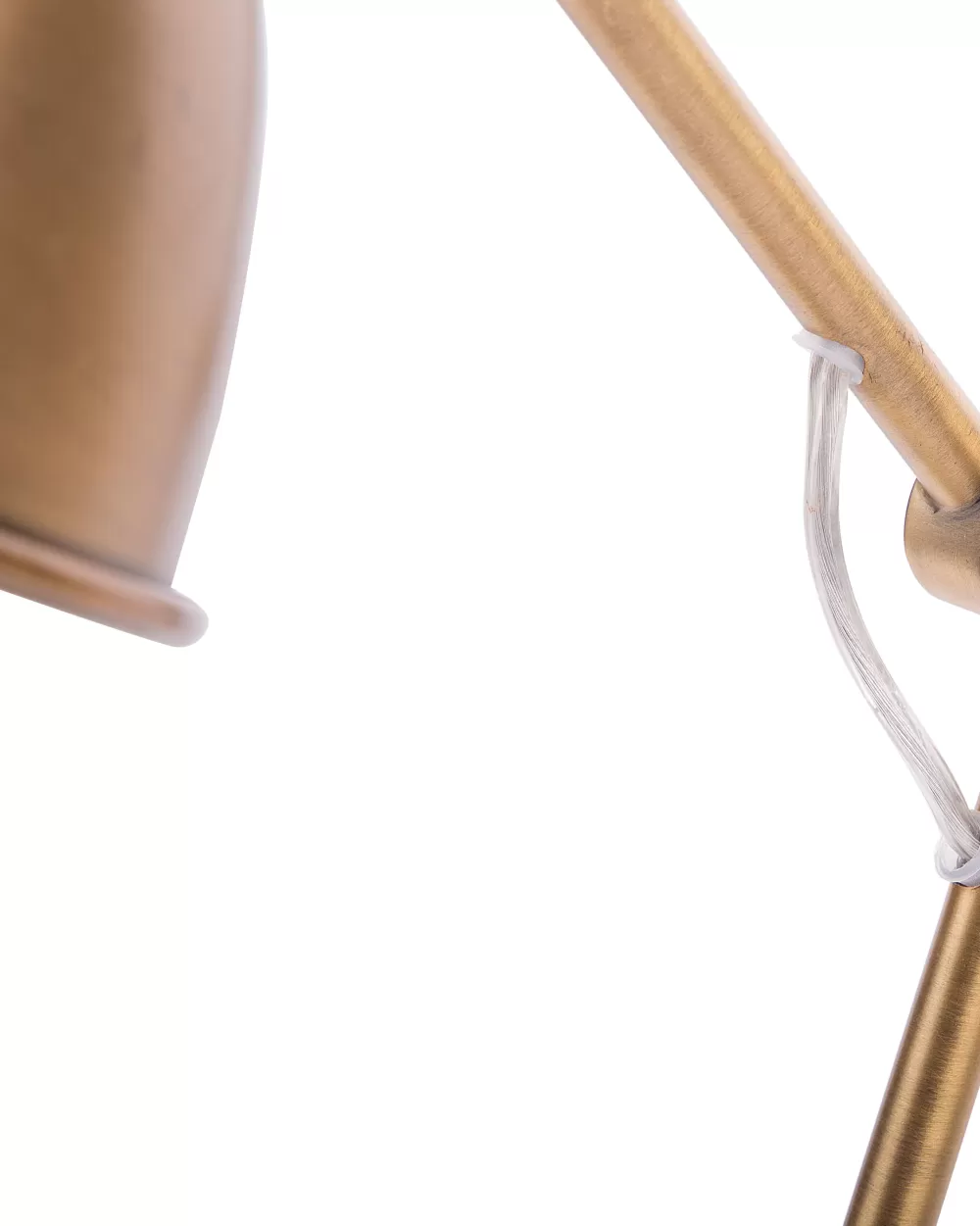 Lampada da Tavolo Elegante in Acciaio e Ottone - Design Moderno Beliani Monsan