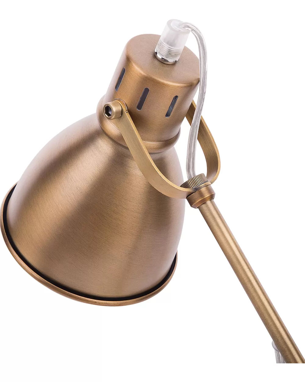 Lampada da Tavolo Elegante in Acciaio e Ottone - Design Moderno Beliani Monsan