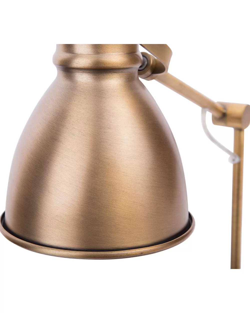 Lampada da Tavolo Elegante in Acciaio e Ottone - Design Moderno Beliani Monsan