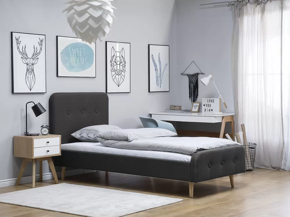 Materasso Beliani a molle insacchettate - Supporto ottimale 80x200 cm, struttura extrafirma con rivestimento Bliss per massimo comfort notturno