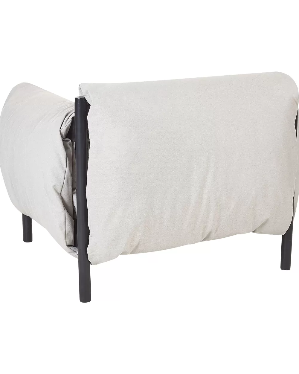 Beliani Design Moderno: Poltrona da Giardino in Alluminio Leggero, Grigio Perla - Relax Contemporaneo per Esterni