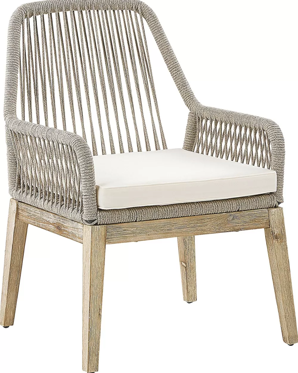 Offerta Beliani: Coppia di comode sedie da giardino beige modello Olbia