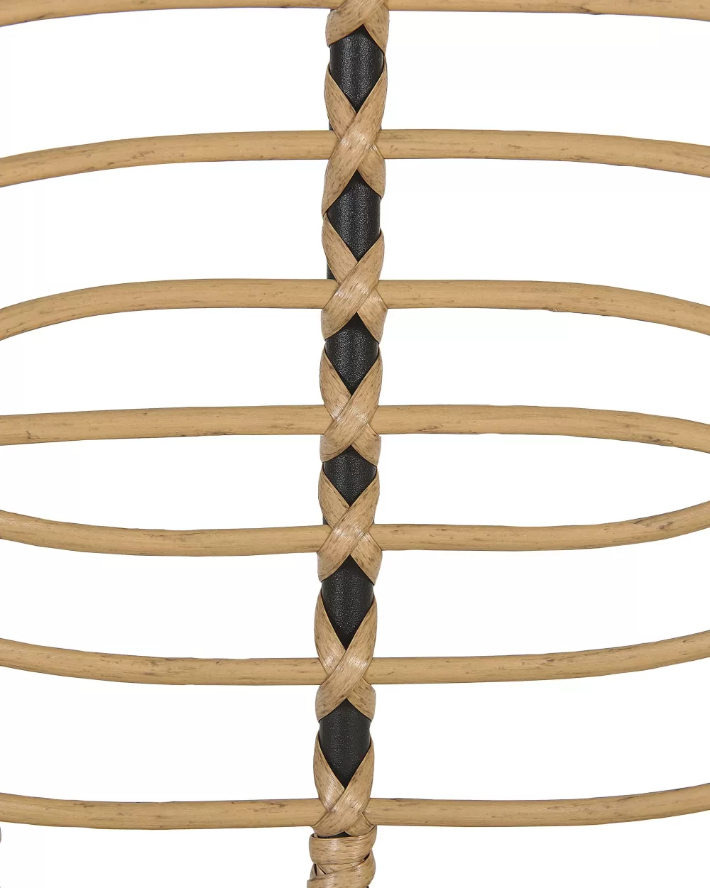 Offerta Lampo Beliani: Set da 4 Sedie da Giardino in Intreccio Poliestere, Tonalità Naturale - Linea Pratello