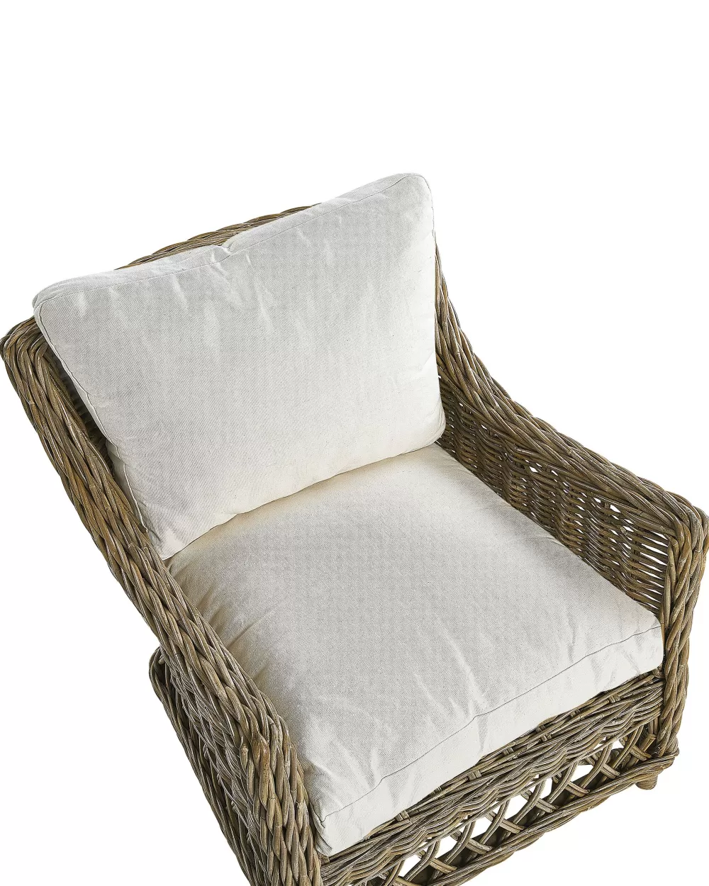 Beliani - Comode Sedie da Giardino in Vimini Naturale, Set di 2 con Design Elegante Ribolla - Tonalità Terra