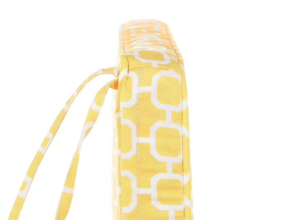 Coppia di Cuscini Morbidi per Sedia da Giardino Beliani - Giallo Vivace 37x34 cm, Pratici e Confortevoli