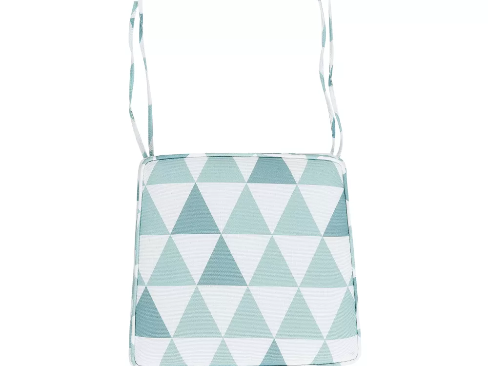 Offerta Imperdibile Beliani: Cuscini per Sedie da Giardino Azzurro Chiaro 37x34 cm, 2 Pezzi - Modello Terni