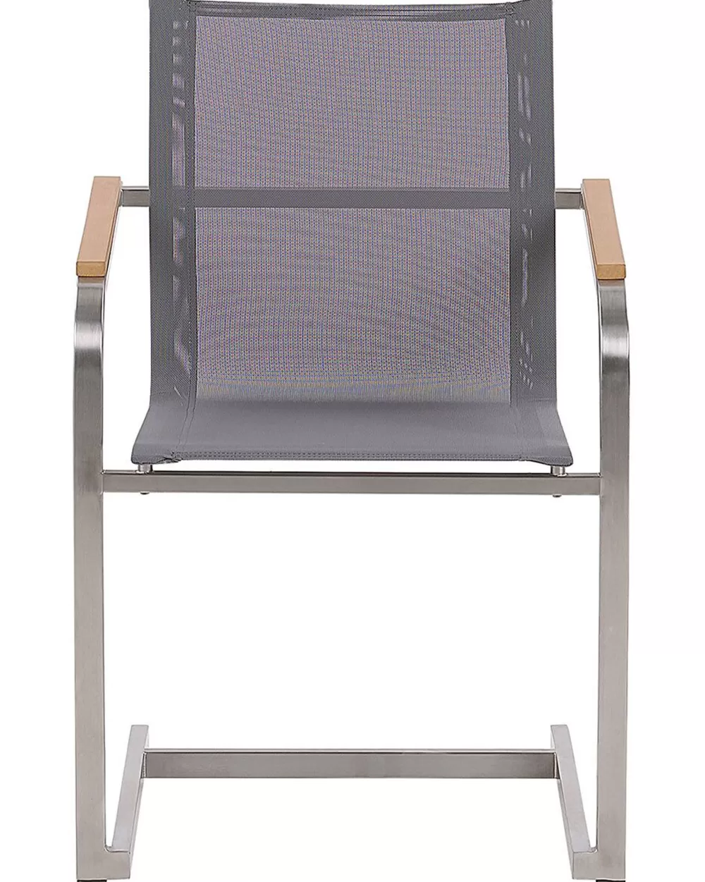 Comode Poltrone da Esterno Beliani Cosoleto, Set da 2 in Grigio Antracite - Ideali per Terrazzo e Giardino