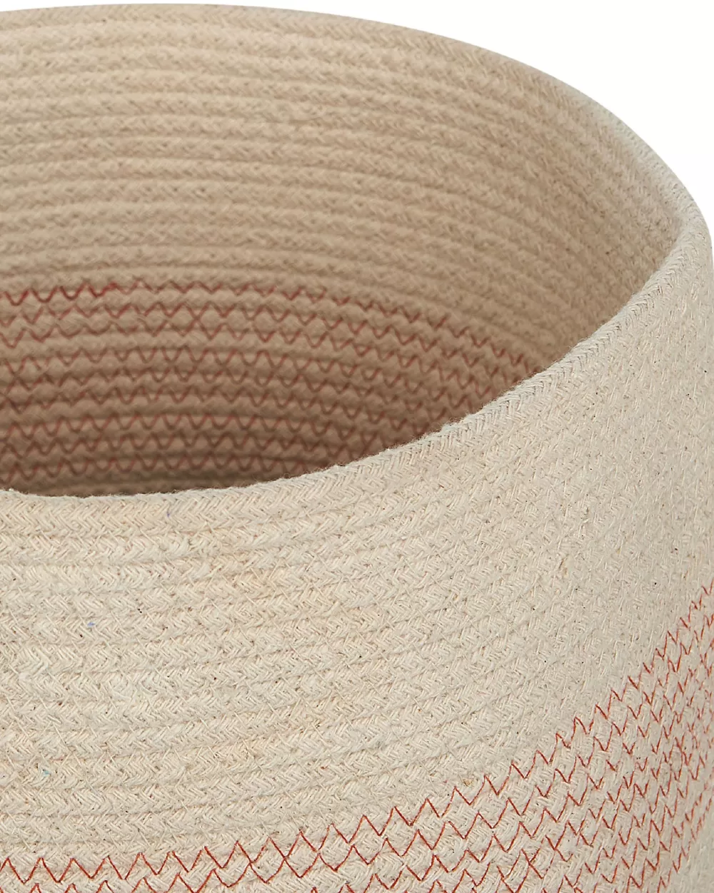 Cesto in Cotone Beliani Beige Chiaro, 44 cm - Design Minimalista per Soggiorno o Camera da Letto con Sconto Esclusivo